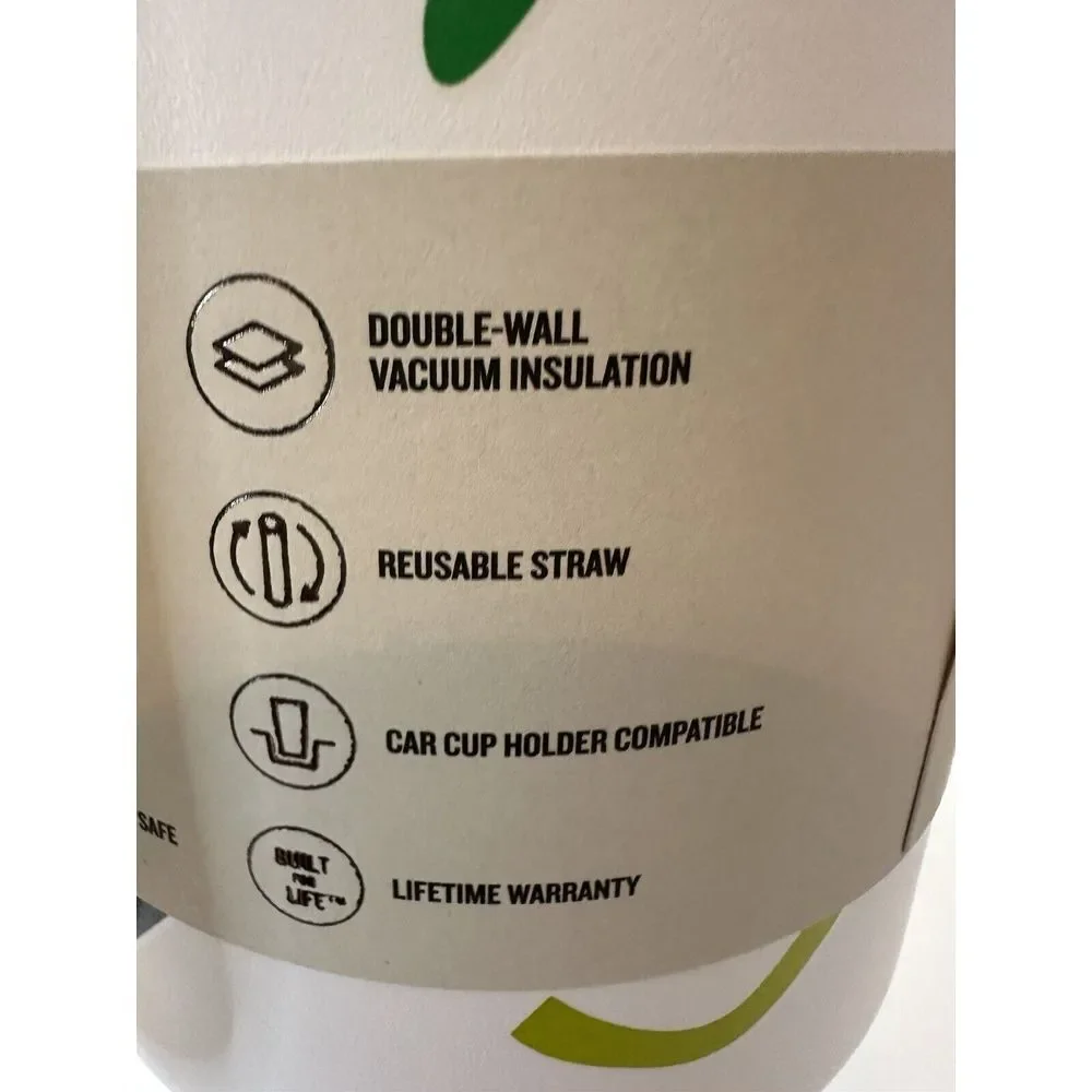 NWT‎  STANLEY Tumbler Quencher  H2.0 40 OZ  White/ Blue - Picture 4 of 6